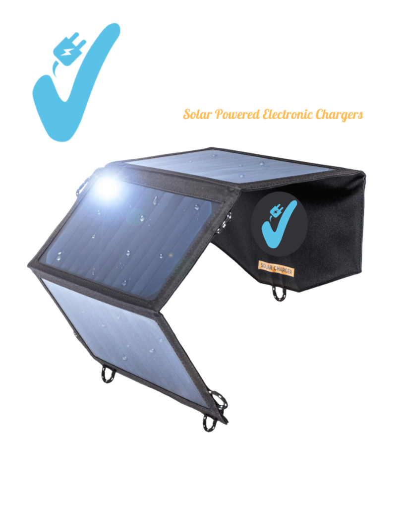 Solar Powered Electronic Chargers